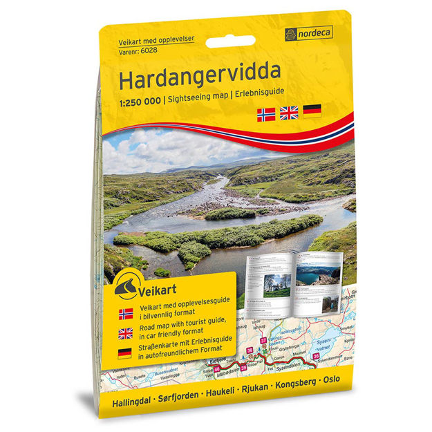 HARDANGERVIDDA 1:250 000 M/HEFTE